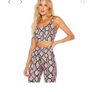 Beach Riot Jewel Snake Sports Bra XS